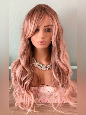 Manda Apricot by JB Extension Long Wavy Synthetic Wig